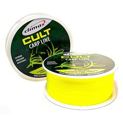 Жилка CLIMAX CULT CARP LINE Z-SPORT fluo-yellow 0,22mm 4,4kg (1300m), 0.22mm, 1300м, Флуо-Жовта