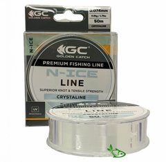 Волосінь GC N-Ice 50м Crystaline 0.165мм, 0.165mm, 50m, Прозорий