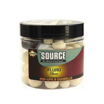 Source White Fluro 10mm сухі корма Dynamite Baits