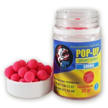 Pop-Ups PIRANHAS BAITS Source 8 mm, 8мм.