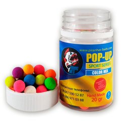 Pop-Ups PIRANHAS BAITS Color Mix 8 mm