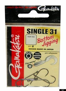 Гачок GAMAKATSU SINGLE HOOK 31 № 10 , 6шт, 10