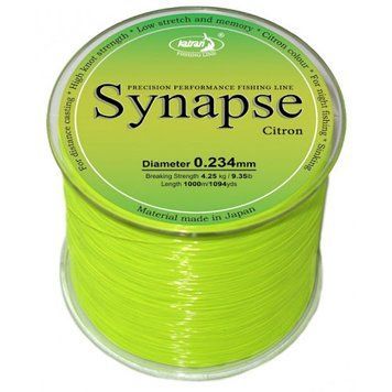 Жилка Katran Synapse Citron 0.261mm 1000m, 0.261mm, 1000m, Флуо-Салатова