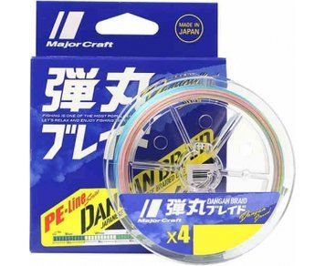 Шнур Major Craft Dangan Braid X4 200m(салат.) #0.6 12LB, #0.6 0.12mm, 200m, Салатовий