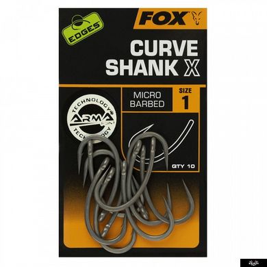 Гачки Fox Edges Curve Shank X size 4, 4