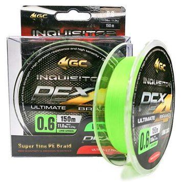 Шнур GC Inquisitor PE X4 150м Lime Green #1.2, #1.2 0.18mm, 150м., Салатовий