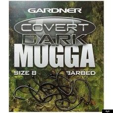 Гачки Gardner COVERT DARK MUGGA HOOKS BARBED SIZE 4 *NEW*, 4
