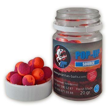 Pop-Ups PIRANHAS BAITS Source 10 mm