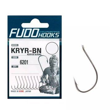 Гачки Fudo Keiryu W/Ring Black 8 (14 шт.), 8