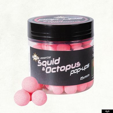 Fluro Pop-Up - Squid & Octopus - 15mm x6 Pots флуоро Pop-Ups Dynamite Baits