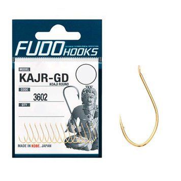 Гачки Fudo Koaji Round Black 16 (17 шт.), 16
