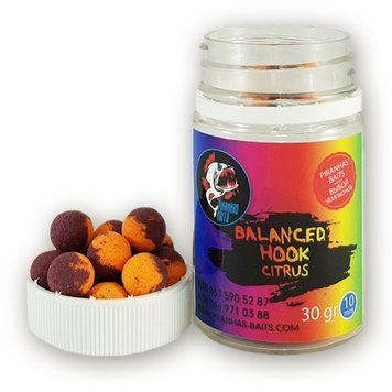 PIRANHAS BAITS Balanced Hook CITRUS 10 mm