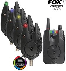Набор сигнализаторів FOX Micron MX 4 rod set - и пейджер, Різнокольоровий