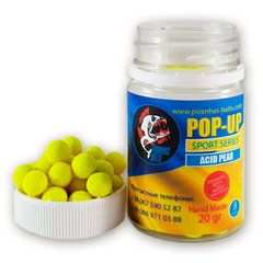 Pop-Ups PIRANHAS BAITS Acid Pear 8 mm