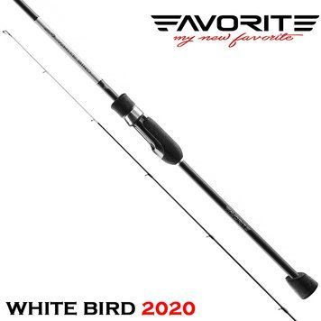 Спінінг Favorite White Bird WBR1-802L-T 2.44m 3-12g.Fast (2020), 2.44м, Carbon 24T, 802L-T 2.44м. 3-12г., 92гр.