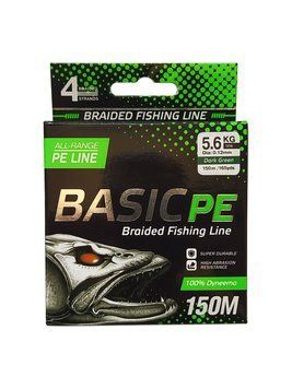 Шнур Select Basic PE 150m 0.10mm 10LB/4.8kg (салат), 0.10mm, 150м., Салатовий