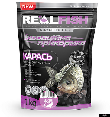 RealFish Карась Чебрець-Часник, 1кг., Україна, Карп, карась, амур