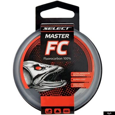 Флюрокарбон Select Master FC 20m 0.16mm 4lb/1.8kg, 0.16mm, 20m, Прозорий