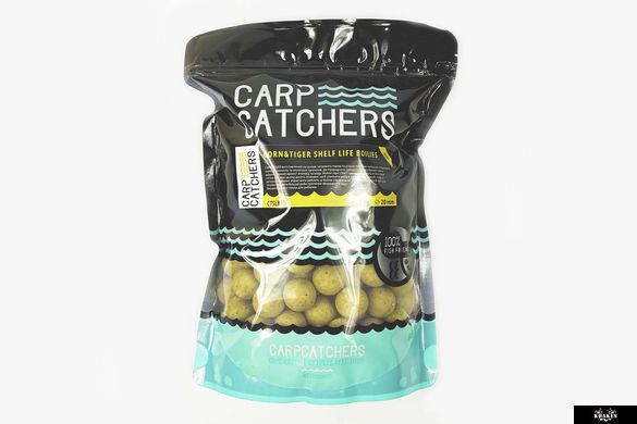 Бойли варені тонучі CORN&TIGER Shelf Life Boilies 20mm 1kg