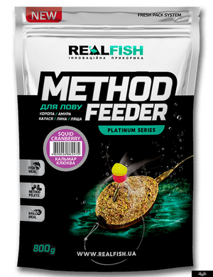 RealFish Метод Фідер Кальмар-Клюква