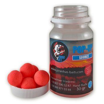 Pop-Ups PIRANHAS BAITS Source 15 mm