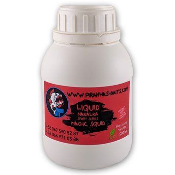 Liqud Makalka PIRANHAS BAITS Sport Series MAGIC SQUID 500ml