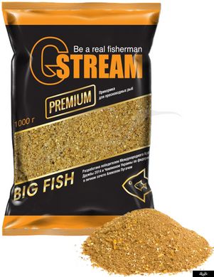 G.STREAM PREMIUM Series 1000 g. Біг фіш, 1кг., Україна, Жовтий, Карп, карась, плотва, лящ