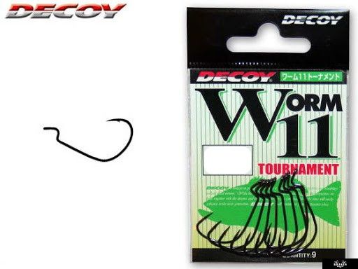 Гачок Decoy Worm 11 Tournament 1, 9 шт., 1