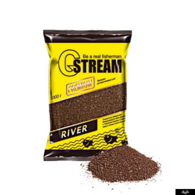 G.STREAM PREMIUM Series 1000 g. Рівер, 1кг., Україна, Коричневий, Карп, карась, плотва, лящ