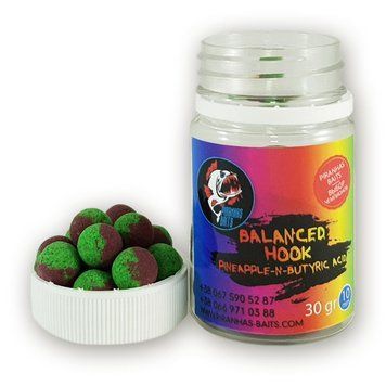 PIRANHAS BAITS Balanced Hook Pineapple-N-Butyric Acid 10 mm