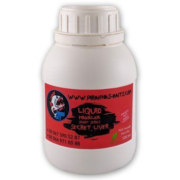 Liqud Makalka PIRANHAS BAITS Sport Series SECRET LIVER 500ml
