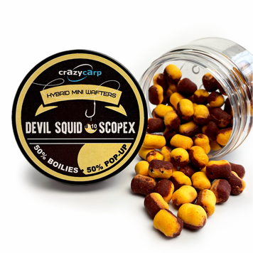Поп-ап Devil Squid & Scopex (диявольський кальмар та скопекс) - 8х10мм (55шт)