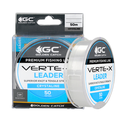 Волосінь GC Verte-X Leader 50м Crystaline 0.165мм, 0.165mm, 50m, Прозорий